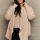 HEYSON Warm Me Up Full Size Hooded Cardigan